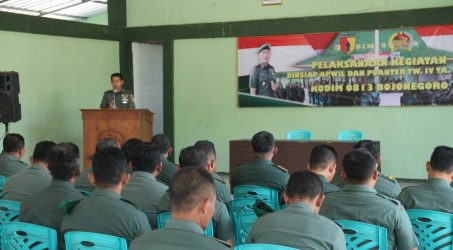 Babinsa Bojonegoro Ikuti Sosialisasi Kewilayahan dan Teritorial