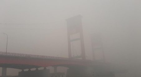Asap Karhutla Kian Parah, Palembang Lumpuh