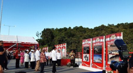 Jembatan Merah-Putih Youtefa Papua Diresmikan Presiden Jokowi
