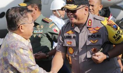 Kunker ke Jatim, Jusuf Kalla Sowan ke Gontor dan Lantik Pengurus DMI Jatim
