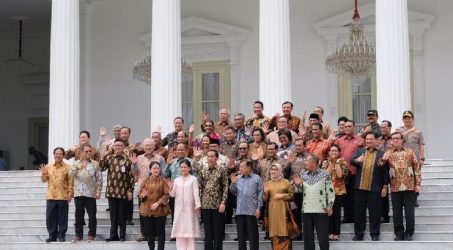 Jelang Pelantikan, Jokowi-JK Pamitan Bersama Jajaran Menteri Kabinet Kerja Jilid I