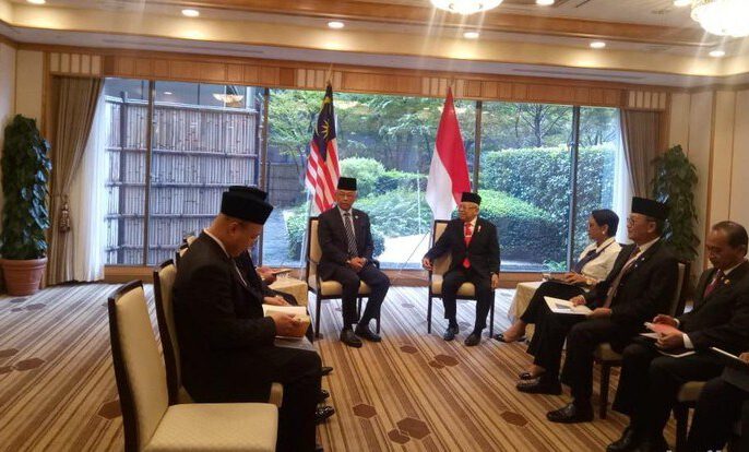 Wapres Ma’ruf Amin Bicarakan TKI dan Islam Toleran Bersama Raja Malaysia di Tokyo