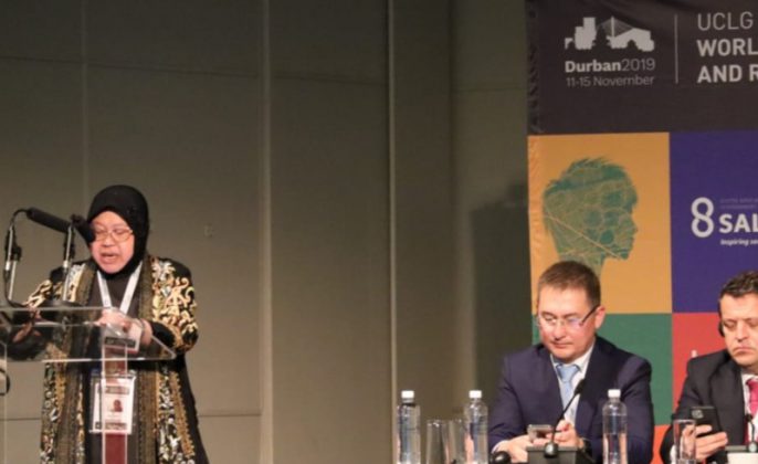 Di Forum UCLG World, Risma Paparkan  Kota Surabaya Mampu Selaraskan Pengembangan Kota Berbasis Ekologi dengan Perkembangan Ekonomi   