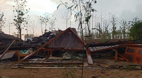 3 Desa di Ngawi Dihantam Hujan Badai, 5 Rumah Warga Ambruk