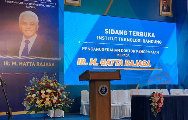 Hatta Rajasa Raih Gelar Doktor Honoris Causa dari ITB