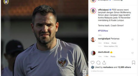 Pelatih Timnas Simon McMenemy Dipecat PSSI