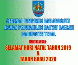 DPRD Tegal Mengucapkan Selamat Hari Natal & Tahun Baru