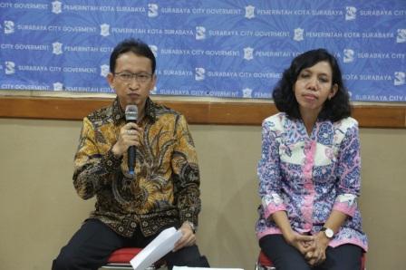 Ketua Pengurus YKP sekaligus Kepala Dinas Pengelolaan Bangunan dan Tanah (DPBT) Kota Surabaya, Maria Theresia Ekawati Rahayu