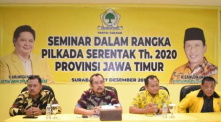Dihadiri Bakal Calon Kepala Daerah Yang Diusung, Golkar Jatim Gelar Seminar Pilkada 2020