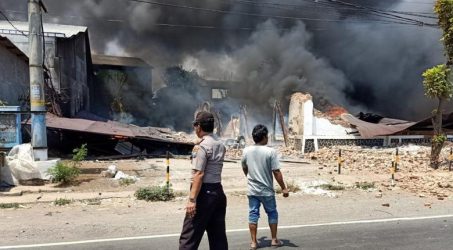 Gudang Kasur di Pasuruan Ludes Terbakar