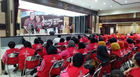Armuji Gelar Sosialisasi Pencalonannya didepan Bumantik