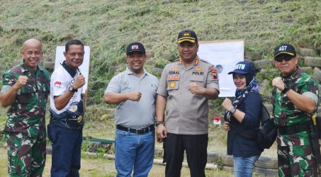 Yonif 407/PK Gelar Latihan Menembak Bersama Jajaran Forkompinda