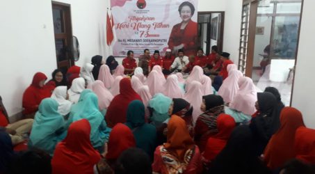Ultah Megawati, Anak Yatim dan Penyandang Disabilitas Surabaya Gelar Doa Bersama
