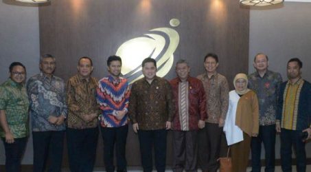 Wagub dan Ketua DPRD Jatim Temui Menteri BUMN Bahas Perpres 80/2019