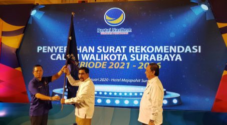 Machfud Arifin Akhirnya Kantongi Rekom NasDem