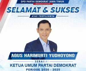 DPD Demokrat Jatim Mengucapkan Selamat Atas Terpilihnya AHY Sebagai Ketua Umum Demokrat