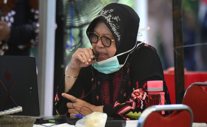 Risma Sebut Di Surabaya Status OTG Alami Lompatan Tinggi Positif Covid-19