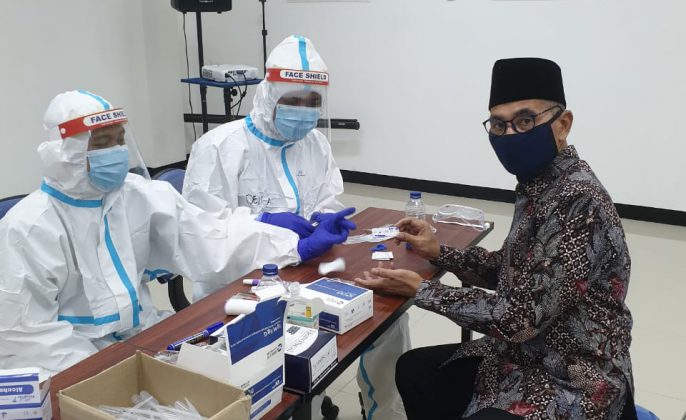 Cegah Corona, Kader Nasdem Jatim Lakukan Rapid Test Mandiri