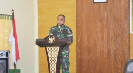 Dandim 0716/Demak Letkol Arh Muhammad Ufiz,S.I.P, M.I.Pol Pimpin Rakor TMMD Sky II Tahun 2020