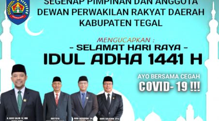 DPRD Kabupaten Tegal Mengucapkan Selamat Hari Raya Idul Adha 1441 H
