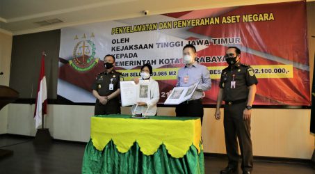 Aset Senilai Rp 61 Miliar Selamat, Dibantu Kejati Jatim Pemkot Surabaya dan Pihak Ketiga Berdamai 