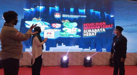 Secara Virtual KPU Launching Pilwali Surabaya 2020