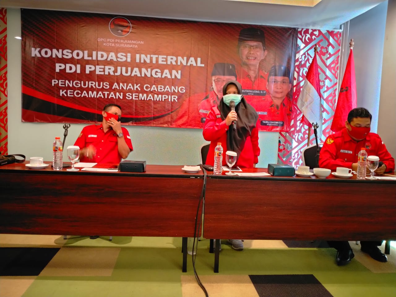 Menjelang Rekom Calon Walikota Turun, PDIP Surabaya Lakukan Pertemuan Konsolidasi Partai