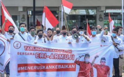 Taruna Merah Putih Deklarasikan Dukungan Ke Eri-Armuji