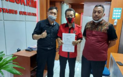 Kader PDIP Laporkan Temuan Stiker Berisi Provokasi ke Polrestabes Surabaya