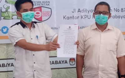 KPU Tetapkan dua Paslon Peserta Pilwali Surabaya 2020