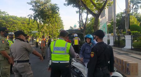 Razia Protokol Kesehatan di Surabaya Makin Intensif