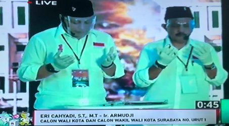 Ini Doa Eri saat Penutupan Debat Pilkada Tahap Dua