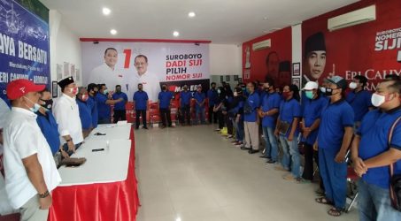 Dukung Eri Cahyadi, Pengurus dan Kader NasDem Surabaya janjikan 15 Ribu Suara Ke Paslon Eri-Armudji