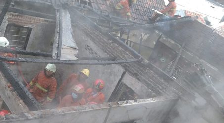 Kebakaran Diperkampungan Satu Lansia Meninggal Dunia