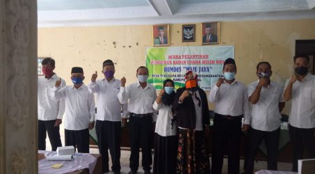 Personil Bumdes Maju Jaya Tonggara Resmi Dilantik 