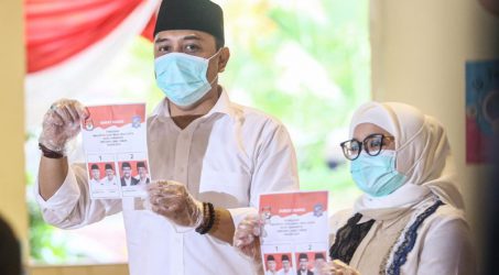 Eri Cahyadi menang telak di TPS tempat Ia Mencoblos