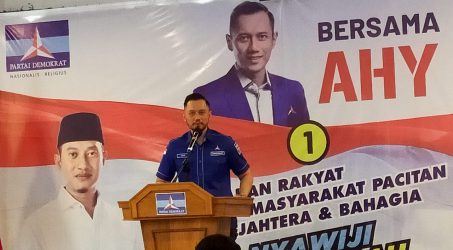 Berikut Pesan AHY Ke Paslon Aji – Gagarin Setelah Menang Pilkada Pacitan