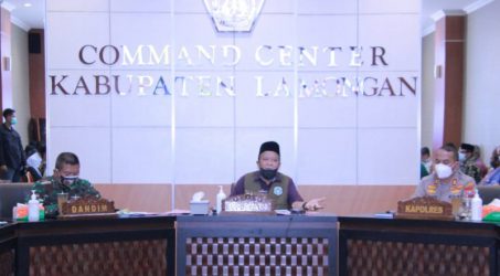 Bahas PPKM, Forkopimda Lamongan Lakukan Pendekatan Secara Persuasif