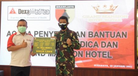Kodam Brawijaya Dapat Dukungan Obat dan Alat Kesehatan