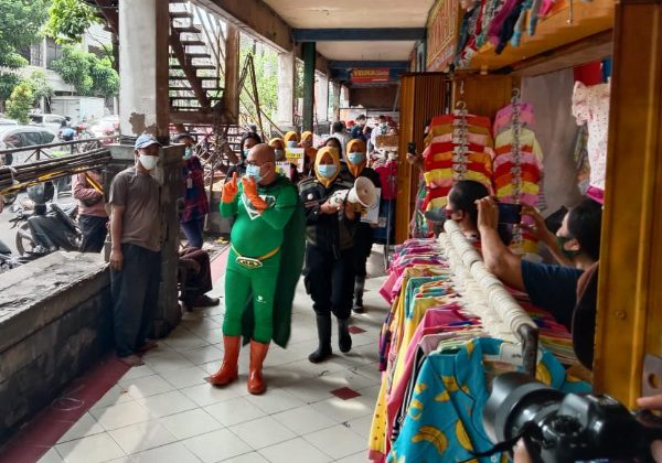 Gunakan Icon New Man, Pemkot Surabaya Intensifkan Sosialisasi Penerapan Prokes Ditempat Umum