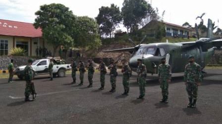Menjelang Purna Tugas Satgas Pamtas RI-MLY Yonif Raider 200/BN Laksanakan Pull Out Pasukan