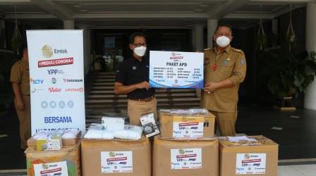 Pemkot Surabaya Kembali Terima Bantuan Ratusan APD