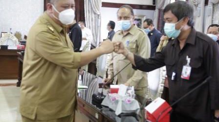 Wali Kota Whisnu Pamit Kepada OPD