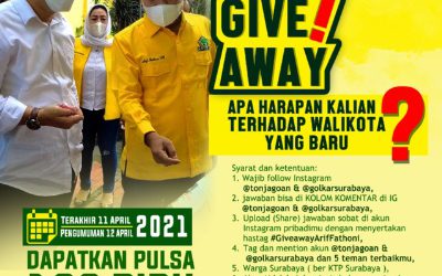 Golkar Surabaya Beri Pendidikan Politik ke Masyarakat Lewat “Katakan  Harapan Kepada Wali Kota Baru”