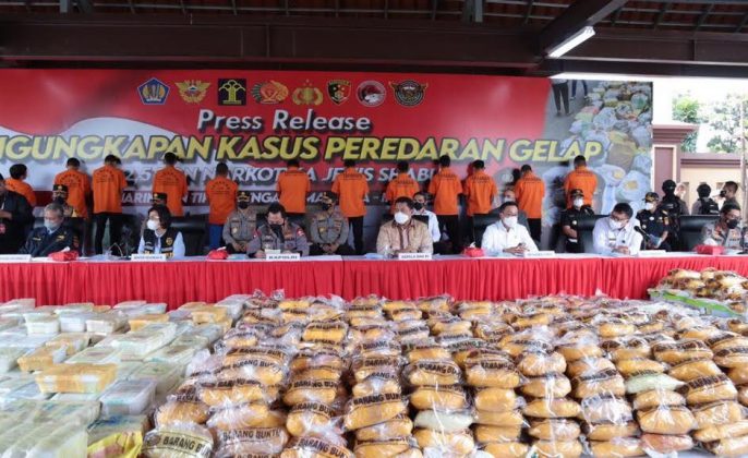 Polri Ungkap Peredaran 2,5 Ton Ganja, 10,1 Juta Jiwa Terselamatkan