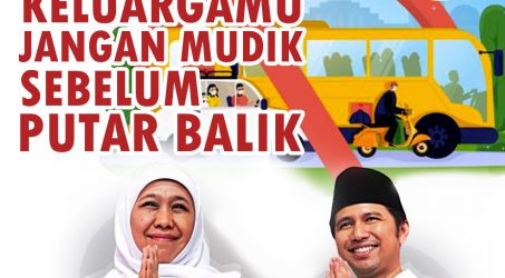 BPBD Provinsi Jatim Sosialisasikan Larangan Mudik