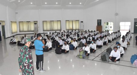 113 Calon Peserta Komcad dari Korem Bhaskara Jaya Diberangkatkan ke Malang