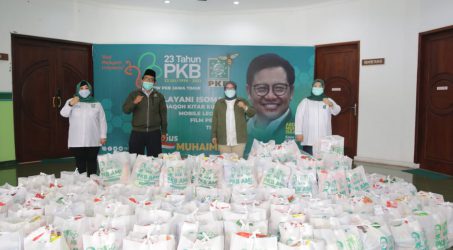 Harlah ke 23. PKB Jatim Bagikan Paket Sembako Ke Warga Isoman Hingga Lomba Tik Tok dan Kitab Kuning