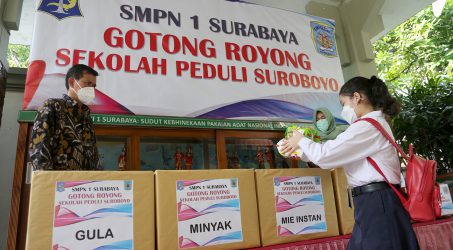 Aksi Pelajar Gotong Royong Bantu Tangani Pandemi Covid-19 Di Surabaya