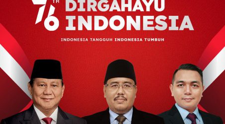 DPD Gerindra Jatim Mengucapkan Selamat HUT Republik Indonesia Ke-76